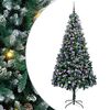 vidaXL Albero di Natale artificiale con 300 LED Verde 240 cm