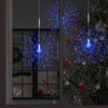 vidaXL Luci di Natale Fuochi d'Artificio Blu Chiaro 20 cm 140 LED