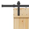 vidaXL Porta Scorrevole con Set Hardware 70x210 cm Legno Massello Pino
