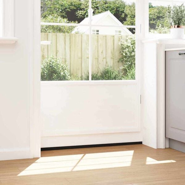 vidaXL Spazzole per porte autoadesive 2 pcs Bianco 100 cm