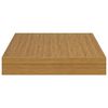 vidaXL Scaffale da parete 2 pcs Beige 23 x 23,5 x 4 cm