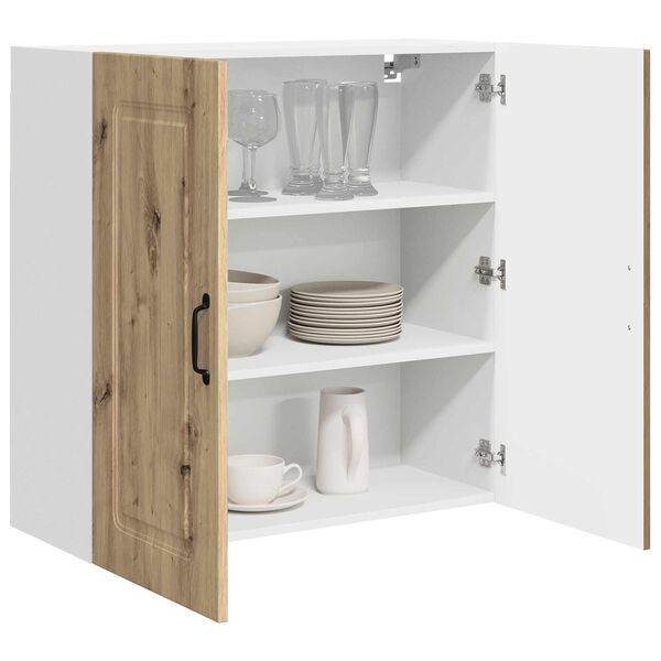 vidaXL Mobile da cucina Kalmar Rovere artigianale 80 x 31 x 80 cm