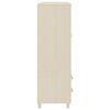 vidaXL Armadio HAMAR ambra 99x45x137 cm in Legno Massello di Pino