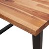vidaXL Set da Pranzo 3 pz con Bordi Vivi in Legno Massello di Acacia