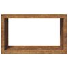 vidaXL Rack per Legna da Ardere 100x40x60 cm in Acciaio Corten