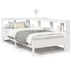 vidaXL Letto con Libreria senza Materasso 75x190 cm in Legno Pino