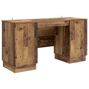 vidaXL Scrivania Legno antico 142,5 x 50 x 75 cm Legno ingegnerizzato