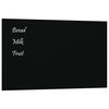 vidaXL Lavagna Magnetica a Parete Nera 100x60 cm Vetro Temperato