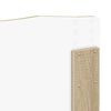 vidaXL Letto con Contenitore con testiera Rovere Sonoma 180 x 200 cm