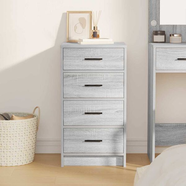 vidaXL Credenza Grigio sonoma 40 x 41 x 75 cm Legno multistrato