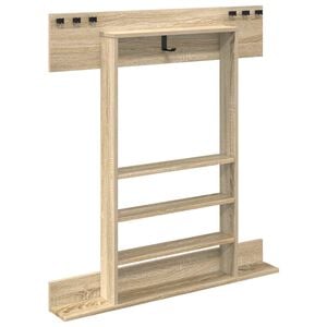 vidaXL Supporto per stecche da biliardo Legno ingegnerizzato Sonoma
