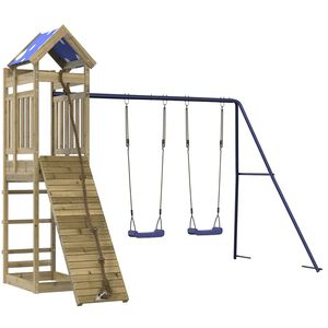vidaXL Set da Gioco da Esterno in Legno di Pino Impregnato