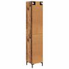 vidaXL Credenza Legno vecchio 34,5 x 34 x 180 cm Legno multistrato