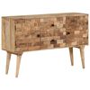 vidaXL Credenza 110x30x70 cm in Legno Massello di Mango