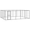 vidaXL Gabbia per Cani da Esterno in Acciaio 24,2 m&sup2;
