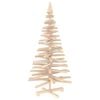 vidaXL Albero di Natale in legno KOTKA 120 cm Legno Massello di Pino