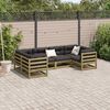vidaXL Set Divani da Giardino 6 pz in Legno Impregnato di Pino
