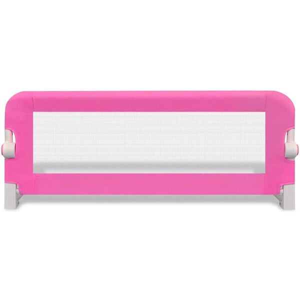vidaXL Barriera di Sicurezza per Letto Bambino 102 x 42 cm Rosa