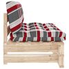 vidaXL Divano Centrale Giardino su Pallet in Legno di Pino Impregnato