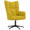 vidaXL Sedia Relax Giallo Senape in Velluto