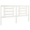 vidaXL Testiera per Letto Bianca 166x4x100cm in Legno Massello di Pino
