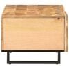vidaXL Tavolino da Salotto 100x55x40 cm Legno Massello di Mango Grezzo