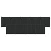 vidaXL Pannello di Recinzione 9 pz 1580 x 186,5 cm WPC e Alluminio