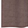 vidaXL Tende in Voile con Occhielli 2 pz Marrone 140x245 cm