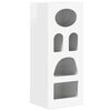 vidaXL Credenza ELST Bianco Lucido 40 x 35 x 100,5 cm
