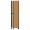vidaXL Armadio per Libri Rovere Artigianale 80 x 30 x 155 cm