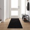 vidaXL Runner in Moquette Nero 80 x 400 cm 100% Polipropilene Tuft