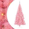 vidaXL Albero di Natale con 300 LED con supporto Rosa 240 cm PVC