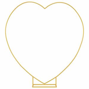 vidaXL Arco Nuziale Oro 195 x 35 x 211 cm Acciaio