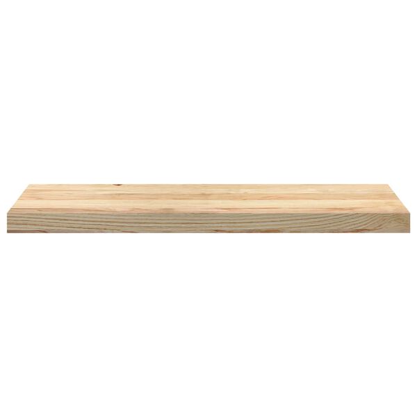 vidaXL Davanzali 2 pz Non Trattati 80x30x2 cm Legno Massello di Rovere