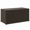 vidaXL Baule da Giardino in Polyrattan 100x50x50 cm Marrone