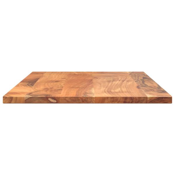 vidaXL Piano Tavolo 90x70x3,8 cm Rettangolare Legno Massello Acacia
