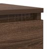 vidaXL Credenza Rovere Marrone 100x35x76 cm in Legno Multistrato