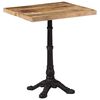 vidaXL Tavolino da Bistrot 60x60x77 cm in Legno di Mango Grezzo