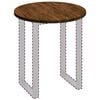 vidaXL Piano del tavolo Marrone Chiaro &Oslash; 70 x 2,5 cm