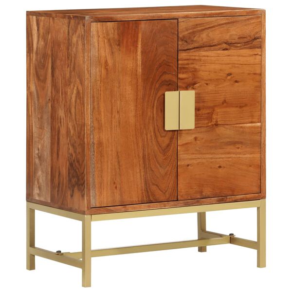 vidaXL Credenza 60x35x75 cm in Legno Massello di Acacia