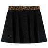 Gonna da Bambina con Vita Leopardata Nera 104