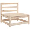 vidaXL Set Divani da Giardino 8 pz in Legno Massello di Pino