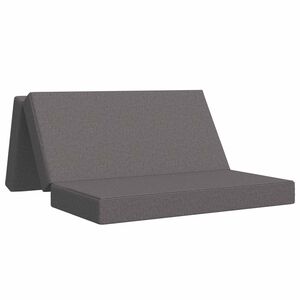 vidaXL Divano Letto Pieghevole 140 x 67 x 45 cm Grigio Chiaro