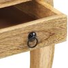 vidaXL Comodino 28x28x46 cm in Legno Massello di Mango
