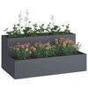 vidaXL Vaso da giardino Antracite 100 x 60 x 45 cm