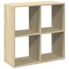 vidaXL Libreria Divisorio Rovere Sonoma 69,5x29x69,5 cm in Truciolato