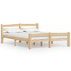 vidaXL Giroletto senza Materasso 120x200 cm in Legno Massello di Pino