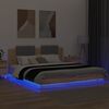 vidaXL Struttura letto con testata Rovere artigianale 180 x 200 cm