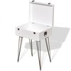 vidaXL Comodini 2 pz 40x30x57 cm Bianco