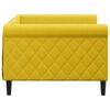 vidaXL Letto da Giorno Giallo 90x200 cm in Velluto